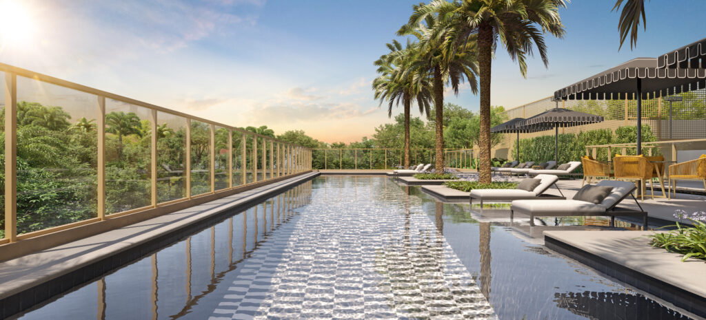 Piscina Descoberta Do Soleil By Boca Do Lobo, Perspectiva Ilustrada